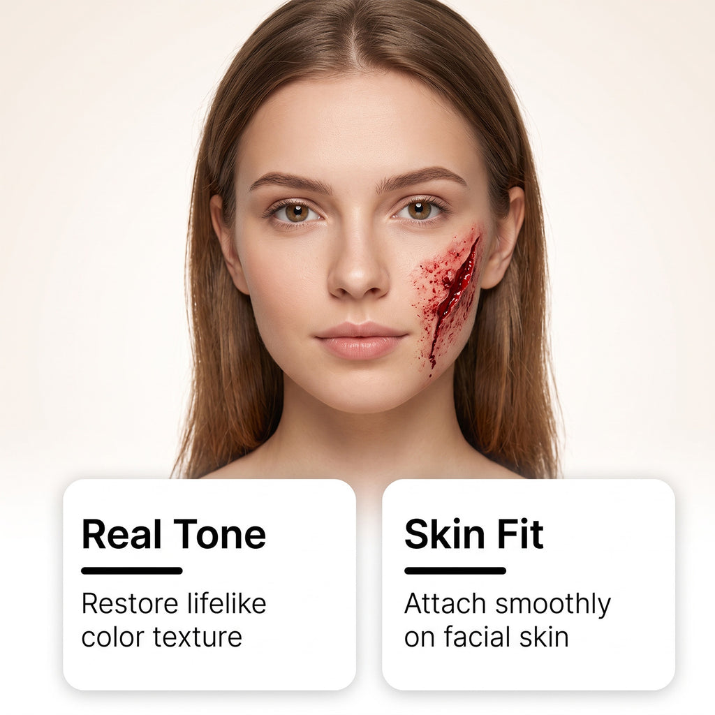 Kit maquillage faux sang Halloween - vue 3