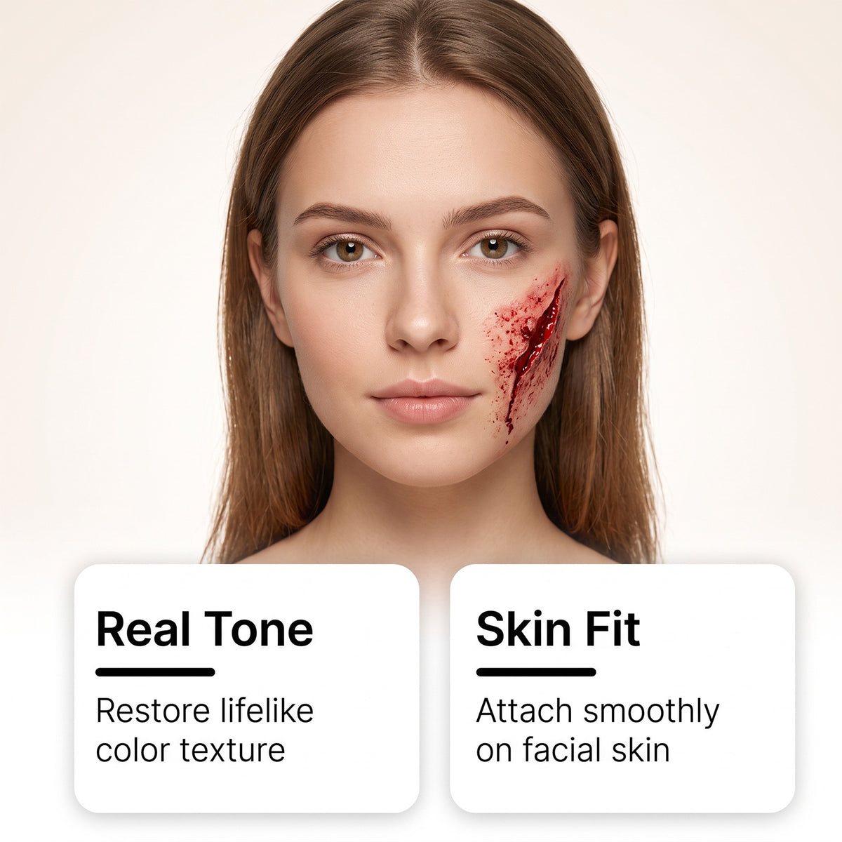 Kit maquillage faux sang Halloween - vue 3