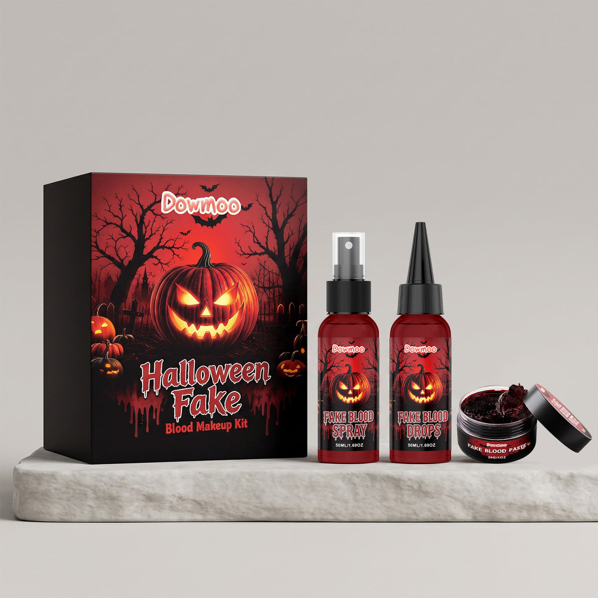 Kit maquillage faux sang Halloween - vue 1