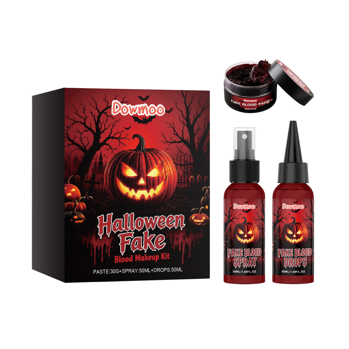 Kit maquillage faux sang Halloween - vue 6