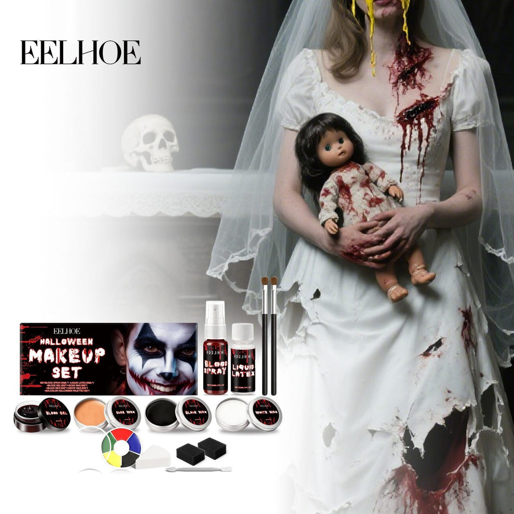 Kit Maquillage Effets Spéciaux Halloween EELHOE - Ma boutique pharaonMa boutique pharaon